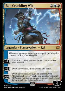 MTG Bloomburrow *FOIL* M Ral, Crackling Wit #0230 - Image 1