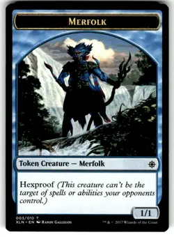 Magic the Gathering XLN Merfolk 003/010 Token Creature - Image 1
