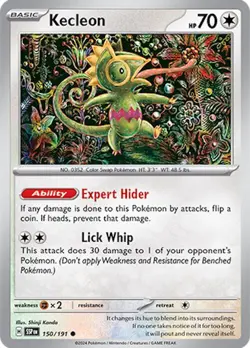 Normal - Kecleon - 150/191 - 150/191 - SV08: Surging Sparks - NM - Image 1