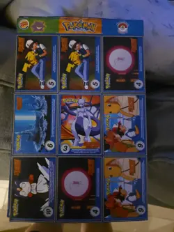 Burger King Pokemon Uncut Sheets 4 Different Sets 40 Total Sheets - Image 4