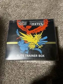 Pokemon Hidden Fates Elite Trainer Box Moltres Zapdos Articuno Sealed English - Image 1