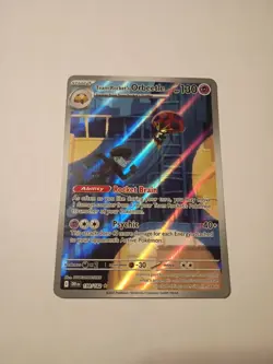 Team Rocket’s Orbeetle 198/182 Illustration Rare Pokemon Destined Rivals - Image 1
