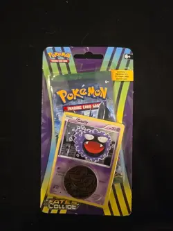Pokemon TCG XY Fates Collide Blister Booster Pack Gastly Promo New Sealed - Image 1