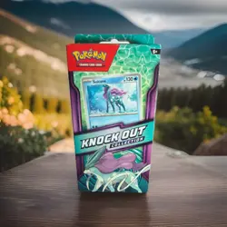 Pokemon TCG Knock Out Collection Suicune Promo 2 Packs & Stickers FACTORY SEALED - Image 1