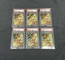 2025 Pokemon Eevee 173 Illustration Rare Promo PSA 9 (Lot of 6 PSA slabs) - Image 1