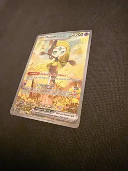2025 Pokemon Black Bolt #167/086 Meloetta ex Special Illustration Rare - Image 4