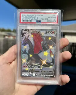 Pokemon Charizard V (Secret) #79/73 Champions Path Holo - Image 1