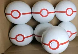 7x - POKEMON GO EMPTY DRAGONITE POKE BALL Storage Container Deck Box - Image 1