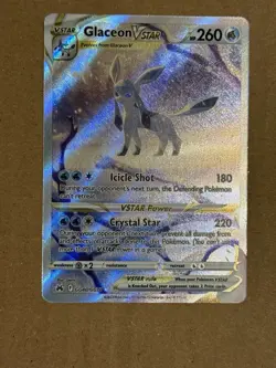 Pokemon Glaceon VSTAR GG40/GG70 Crown Zenith Galarian Gallery Ultra Rare Holo - Image 1