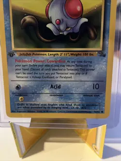 Pokemon TCG Tentacool Fossil 56 Regular 1st Edition Common LP/NM - Image 3