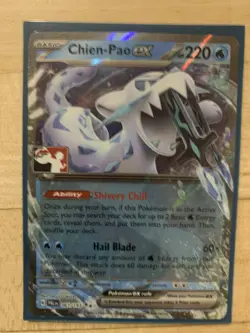 Pokemon TCG - Chien-Pao ex 061/193 Prize Pack Play Stamped - Image 1