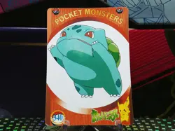 Pokemon Pocket Monsters Prism Holo Vending Sticker #336 BLASTOISE PIKACHU rare - Image 2