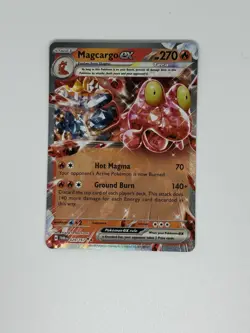 Pokemon TCG Magcargo ex S&V-Twilight Masquerade 029/167 Holo Double Rare NM - Image 1