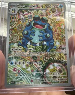 Pokemon TCG Seismitoad Illustration Rare Black Bolt 105/086 (POTENTIAL 10) - Image 1