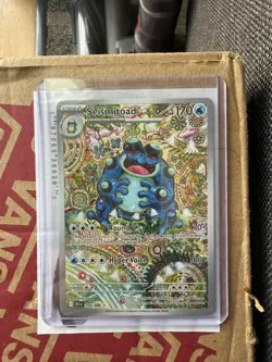 Pokemon TCG Seismitoad Illustration Rare Black Bolt 105/086 (POTENTIAL 10) - Image 2