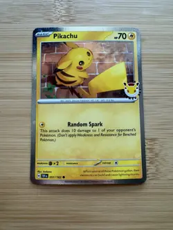 Pokemon Pikachu 051 /162 2026 Pokemon Day Stamped Promo TCG NM ✨ - Image 1