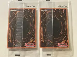 Yu-Gi-Oh 2x Sealed Quarter Century Rare Harpie's Feather Duster EDC1-EN001 Pair - Image 4