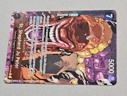 One Piece TCG St. Shepherd JuPeter Alt Art OP13-084 Carrying On His Will English - Image 3