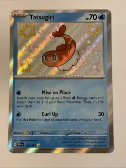 Pokemon TCG Paldean Fates Baby Shiny Rare Tatsugiri Card 127/091 NM Condition - Image 1