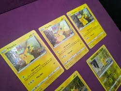 Pikachu Pokemon Go Holo And Reverse Holo 5 Card Lot - Image 4