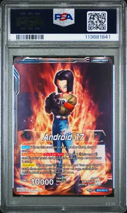 Android 17 Universal Guardian Pre-Release FOIL Dragon Ball Super Card PSA 10 - Image 2