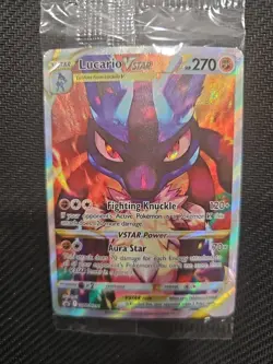 Lucario VSTAR SWSH291 SWSH: Sword & Shield Promo Cards Holo Sealed - Image 1