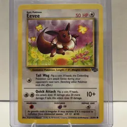 Eevee Pokemon Jungle TCG Card 51/64 Vintage 1999 NM - Image 1