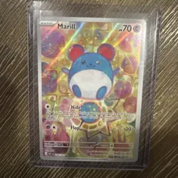Marill 232/217 Illustration Rare Pokemon Card Ascended Heroes NM - Image 1