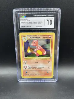 Charmeleon 002/034 Trading Card Game Classic -Charizard & Ho-Oh Deck Holo CGC 10 - Image 1