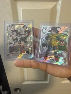 Dragon Ball Super fusion world manga 02 Foil ,son goku:Childhood, Bulma Cards - Image 1