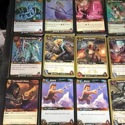 393 World of Warcraft TCG Upper Deck Card Lot - Image 1