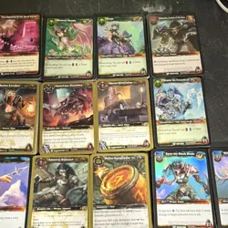 393 World of Warcraft TCG Upper Deck Card Lot - Image 2
