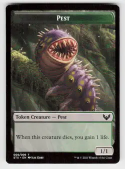 Strixhaven: School of Mages #5 Pest Token - Image 1