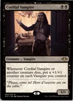 Cordial Vampire R Modern Horizons 83 NM MTG x1 - Image 1