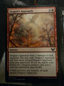 MTG - Dragon's Approach - Strixhaven: School of Mages - 97 - Regular - NM - Image 1