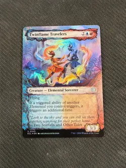 FOIL Showcase Twinflame Travelers ECL 0345 Uncommon MTG Lorwyn Eclipsed - Image 1