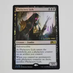 Phylactery Lich Promo Foil Core Set 2019 #113 Magic: The Gathering Black Zombie - Image 1
