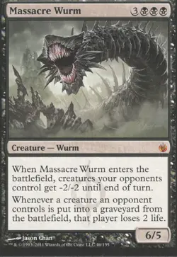 Mirrodin Besieged #46 Massacre Wurm - Image 1