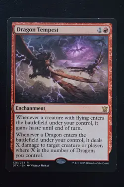 Magic The Gathering MTG DRAGON TEMPEST Dragons of Tarkir LP Lightly Played - Image 1