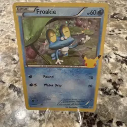 Pokemon TCG Froakie McDonalds Promos 4/12 Holo Promo Promo - Image 1