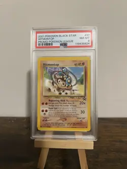 2001 Pokemon TCG Black Star Pokemon League Promo PSA8 - Image 1