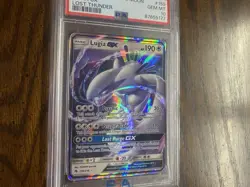 Pokemon TCG Sun & Moon Lost Thunder #159 Lugia GX PSA 10 159/214 - Image 3