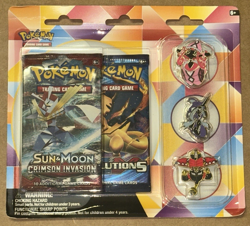 XY Evolutions Sun Moon Crimson Invasion Pin Blister Booster Packs Pokemon Sealed - Image 3