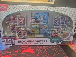 Pokemon TCG: S&V 151 Blooming Waters Premium Collection Factory Sealed Box - Image 1