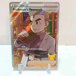 Pokemon Professor's Research (Professor Oak) 024/025 LP+ Celebrations - Image 1