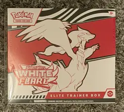 Pokemon Scarlet & Violet White Flare Elite Trainer Box 9 Booster Packs - Image 1