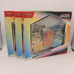 POKEMON TCG Prismatic Evolutions Poster Collection LOT OF 3 | NEW | FREE SHIP - Image 1