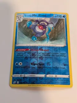 Galarian Mr. Rime 038/192 - Rebel Clash Pokemon Reverse Holo Foil Nice! - Image 1