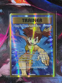 Misty's Determination 108/108 Evolutions Full Art Pokemon TCG 2016 NM+ - Image 1