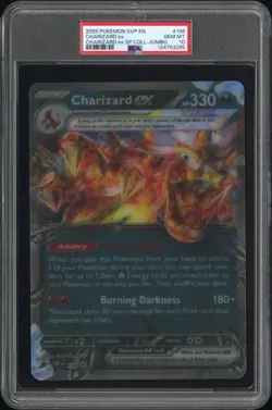2025 Pokemon SVP EN Charizard ex Special Collection Jumbo 196 PSA 10 Lenticular - Image 1